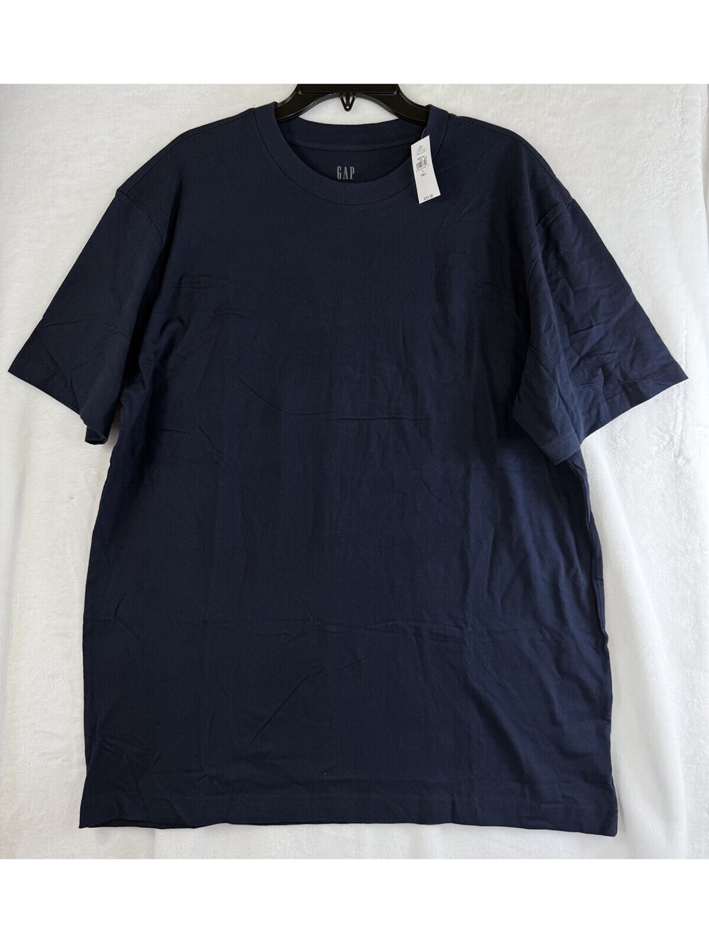 Gap Original Tee Classic Fit Large Tall Navy Blue Mens T Shirt Short Sleeve New
